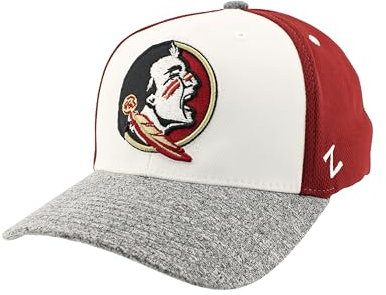 ZHATS Unisex NCAA Officially Licensed Hat Fitted Ally Hut, weiß, 56