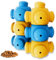 HOUNDGAMES Dog Puzzle Toys for Boredom, Chew Teething and Treat Dispensing for Smart Medium to Large Dogs - IQ Mental Enrichment Toys (6 Pack)