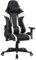 One Living Sedia da Gaming Massimo Comfort e Stile RAPTOR Schienale Reclinabile Altezza Regolabile con Braccioli Poggiatesta Supporto Lombare Poltrona Playstation (Nero/Bianco)