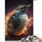 Puzzles für Erwachsene 1000 Teile Tier Pinguin Puzzle Holzpuzzle Familiendekoration （Größe 50x75cm）