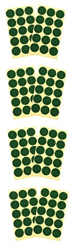 BESPORTBLE 8 Blätter Billard Billard Schwarzer Fleck Kleiner Billardtisch Billardtisch-Marker Tischtennis Position Punkt Billard Zubehör Snooker-markierungspunkt Papier Britisch Torschütze