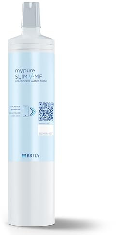 BRITA Filter für mypure SLIM V-MF, 1 Filter (8000L) - Ersatzfilter für 99,999% bakterienfreies Wasser mit besserem Geschmack