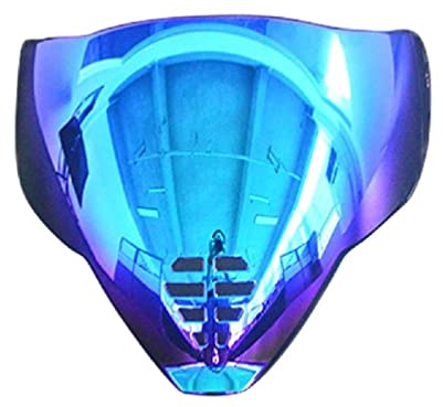 Helmvisierschild – FüR Icon Airflite Hochfester Sonnenschutz Capacete Windschutzscheibe Uv Schutz LinsenzubehöR Kratzfestes Helmvisier Uv GeschüTztes Helmvisier Helmgesichtsschutz Helm