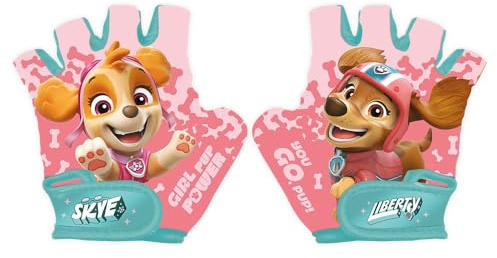 Seven Polska Cykelhandskar, Paw Patrol Girls, storlek S, fingerlös skyddshandske