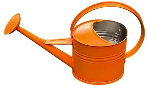 BURI Zinkgießkanne 10L (Pastellorange)