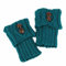 SHTGOI Damen Stulpen Gestrickte Beinwärmer Kurz Beinstulpen Warme Stricken Beinlinge mit Slouch Button und Äußere Klappe Design Verdicken Legwarmers Knöchelwärmer für Herbst und Winter Pfauenblau