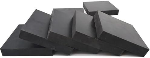 Bloc en caoutchouc de l'industrie noire, joint d'amortissement élastique antidérapant, coussinet antichoc, taille 50x50mm, 100x100mm, 150x150mm, 200x200mm-150X150X25mm