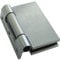 HARVIA Sauna-Glastürband Glas/Holz eckig Aluminium Silber