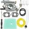 ZAMDOE C1Q-EL24 Vergaser für Husqvarna 123C 123L 123LD 223L 223R 322C 322R 323C 323L 325C 325CX 325L 325LX 326C 326L 326LX 327RX Freischneider/Hochentaster/Kantensäge mit Luftfilter-Kraftstofffilter