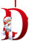 Generisch Weihnachten Baumanhänger Christbaumschmuck 26 Buchstaben Baumbehang Personalisierte Weihnachten Brief Dekoration Dekoration Party Favors Weihnachtsbaum Hängen Anhänger Weihnachten Deko