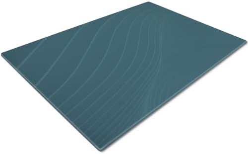 Chopping Boards | Glass Worktop Savers | Worktop Protectors Heat Resistant | Catering Chopping Boards | Chopping Boards Glass | Over The Sink Chopping Board | Large | Teal