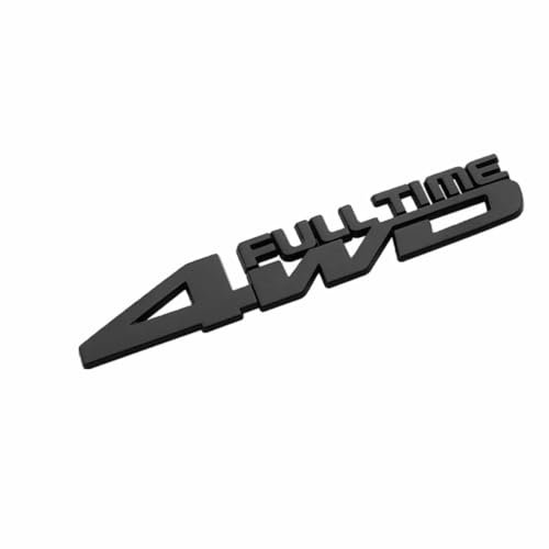HLGFS Auto Emblem Aufkleber für Kia Sportage,Selbstklebend 3D Metall Abzeichen Logo Stickers Number Letters Zeichen Badge Decal Auto Karosserie Dekoration Zubehör,4Black