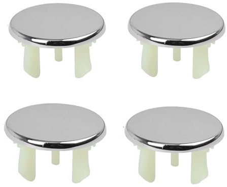 Couvercle de Trop-Plein pour Lavabo,4 Pcs Trop Pleins pour Robinets,Bouchon Trop Plein Lavabo,Cache Trou Evier pour Lavabo,Salle de Bain,Cuisine