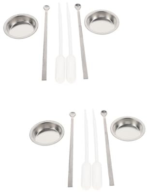 SEWACC 2 Sets Hochbeständiges Farbrührer-Set Für Modellmalerei Mischtablett Und Pipette Bastelbedarf Für Jungen Mädchen Und Erwachsene