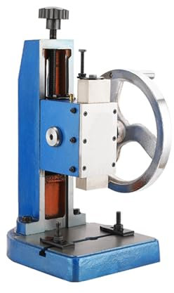 0.6 Ton Precision Handwheel Arbor Press, Repeated Lifting Press, Cast Iron Heavy Duty Manual Bench Top Handwheel Press, Precision Hand Presses for Stamping, Bending, Drawing and Forming