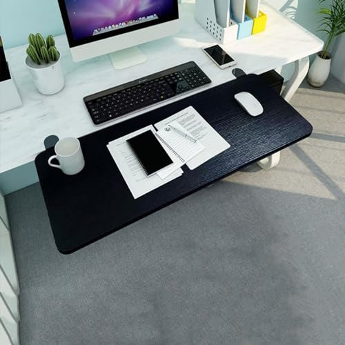 Ergonomic 90° Foldable Keyboard Tray with Arm Rest and Wrist Rests Comfort Desk Extender for Keyboard and Mouse Relieves Arms Elbow Pain Extends Desktop Space Pink 75 * 25cm (30 * 10inch)