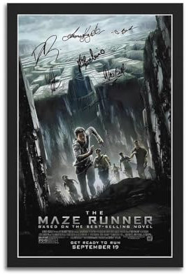 The Maze Runner Poster, Wandkunst, Leinwand, ästhetisches Poster, moderne Kunst, Gemälde, Dekoration für Wohnzimmer, Schlafzimmer, elegantes Poster, 40 x 60 cm, ungerahmter Stil