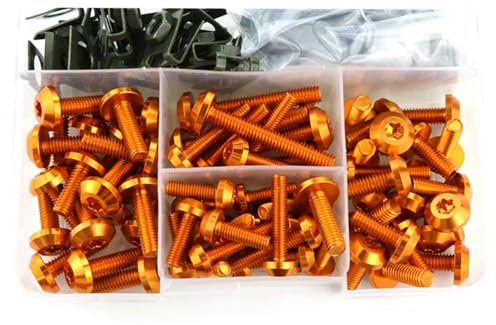 MXGRAPHIC - Kit bulloni carenatura Completa Motocicletta Clip in Acciaio Inox Dado Viti carrozzeria per KTM 125 200 390 per Duke 690 790 per Duke 1290 per Duke 1190 990
