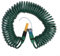 Einziehbarer Spiralschlauch Flexibler Gartenschlauch 5M/15M Für Gartenbewässerung Und Autowäsche Mit Verstellbarem Sprühkopf Und Schnellanschluss Aus Hochwertigem Kunststoff Grün(15M)