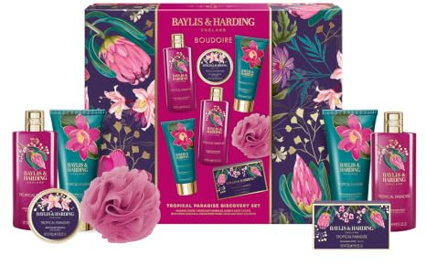Baylis & Harding Boudoire Tropical Paradise Luxury Pamper Gift Set (Pack of 1) - Vegan Friendly