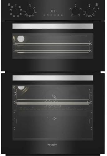 Hotpoint DIH 82G B Built-In Electric Multifunction Double Oven - Black