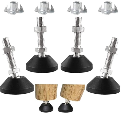 Uni-Fine Nivellierfüße M12*50*Ø40mm Kann 500 kg standhalten, stellfuß, stellfüße höhenverstellbar,verstellbare möbelfüße, höhenverstellbare füsse für möbel