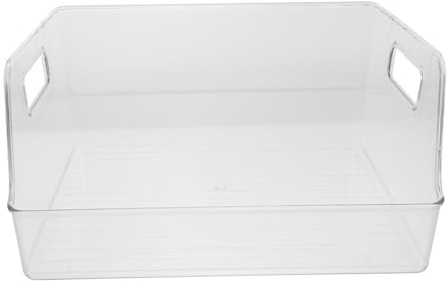 Artibetter Transparente Leichtem Gewicht Acryl mit Großer Kapazität Aufbewahrungsbox CD Praktischer CD Ständer und für Schreibtisch und Büro für Lehrer und Büroangestellte