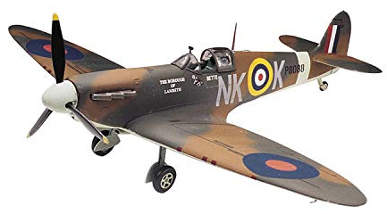 Revell 15239 Spitfire Mk-II (11/98) detailgetreuer Modellbausatz, Flugzeugbausatz 1:48, 1:48/18,7cm
