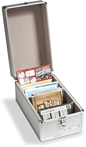 Leuchtturm 317821 Cargo Multi Sammelkoffer, Silber - abschließbar, Flexible Inneneinteilung, 250 x 215 x 365 mm
