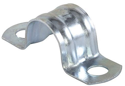 FISCHER, BSMD-32 mm de doble pata grapas metalicas abrazaderas para tubos de agua, manguera o cable coaxial pared (25 unidades)