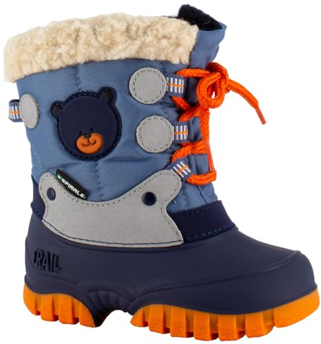 Spirale Unisex-Kinder Fabi Schneestiefel, Blau (Celeste 02319226), 21 EU
