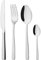 EXZACT Couverts en inox 16pcs, Coutellerie en acier inoxydable - 4 x Fourchettes, 4 x Couteaux, 4 x Cuillères, 4 x Cuillère à café (EX994 x 16)