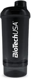 BioTech Wave+ Compact Shaker 500ml schwarz - 300gr