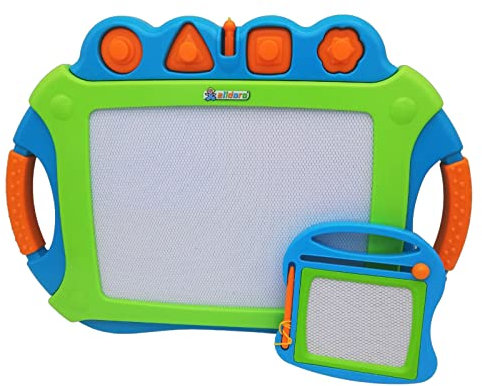 alldoro 68515 Zeichentafel und kleine Magnettafel, 2er Set, Mehrfarbig, 45 x 31,5 cm