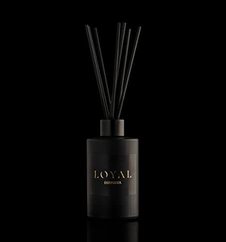Loyal Candles Luxury Reed Diffuser 200ml | Long-Lasting Home Fragrance | Reed Diffuser with Sticks | Perfect Gift for Her & Him | UK Handmade | New Home Gift | Room Fragrance | Choose your Fragrance