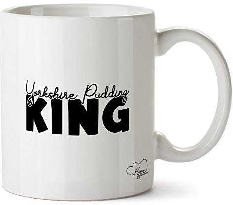 Hippowarehouse Yorkshire Pudding King Printed Mug Cup Ceramic 10oz
