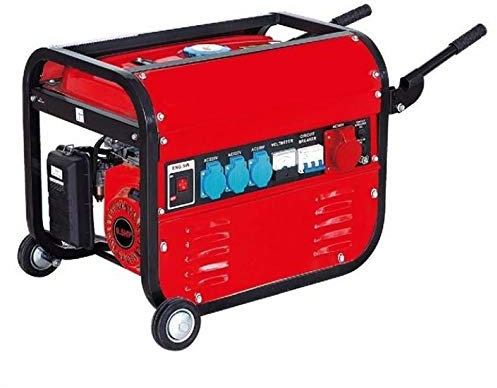 Linea HD Generatore elettrico benzina con ruote e manici 15 l 5500 trifase e monofase