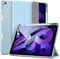 ESR Funda para iPad Air 5/4 Generación (2022/2020, 10,9 Pulgadas) con Portalápices, Compatible Pencil 2, Funda Blanda y Flexible, Auto Suspensión/Actividad, Serie Rebound, Azul Claro