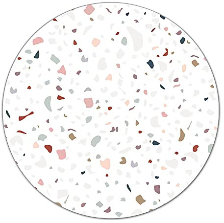 Coloray Glas Schneidebrett 40cm Herdabdeckplatte Servieren von Speisen Spritzschutz Glasabdeckplatte Gehärtetes Glas Induktionsherdabdeckung - Granit modern.