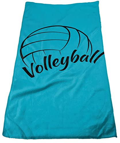 IUBBKI Volleyball-Cartoon-Mode-Camping-Handtücher, schnell trocknend, super saugfähiges, weiches Handtuch, 27,5 x 12 Zoll (30 cm x 70 cm)
