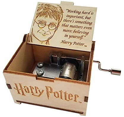TheLaser'sEdge Harry Potter Mini-Spieluhr mit Hedwig's Thema – Harry Potter funktionierendes Zitat