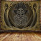 MERCHR Viking Norse Decor Tapisserie, coole Odins Ravens Tapisserie Wandbehang für Männer Schlafzimmer, norwegische Mythologie nordische heidnische goldene Wandteppiche Poster Decke College Wohnheim