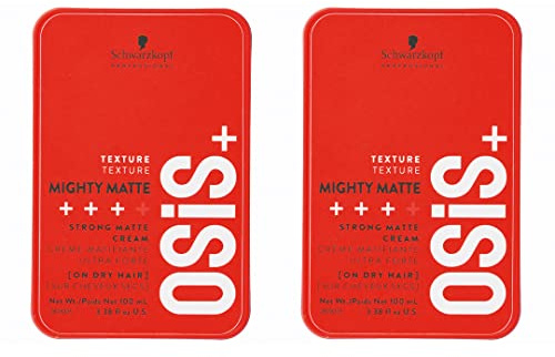Schwarzkopf Professional – OSIS+ 2 x Mighty Matte 100 ml Mattierende Creme, Ultra Strong