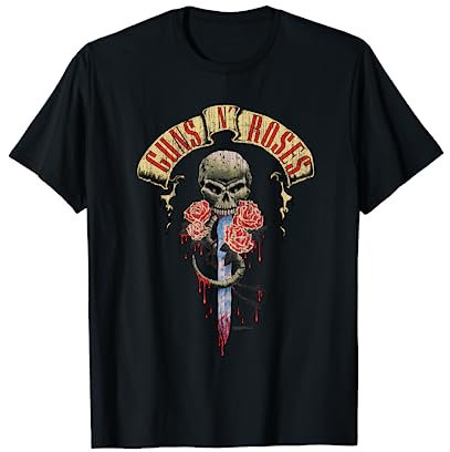 Guns N' Roses T-shirt crâne poignard T-Shirt
