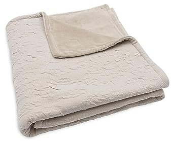 Jollein Babydecke Kuscheldecke 75x100 cm Soft Waves Nougat | 516-511-67051