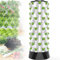 GEJLELDS Hydroponik-Turm-Set, Hydrokultur-Anbausystem, automatisiertes Aeroponik-Turm-Garten-Hydrokultur-Anbauset für drinnen und draußen, mit Feuchtigkeitspumpen-Timer-Adapter,6Layers