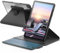 INFILAND Tastatur Hülle für Samsung Galaxy Tab A9+ Plus 11 Zoll 2023 Modell (SM-X210/X216/X218) mit 360-Grad-Rotation, schlankem Standcover, Abnehmbarer magnetischer kabelloser Tastatur, Schwarz