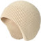 VIAUMBR Wintermütze Herren haube strickmütze Kopfbedeckung Mütze Damen Winter Unisex warme Dicke Skimütze (37 Beige)