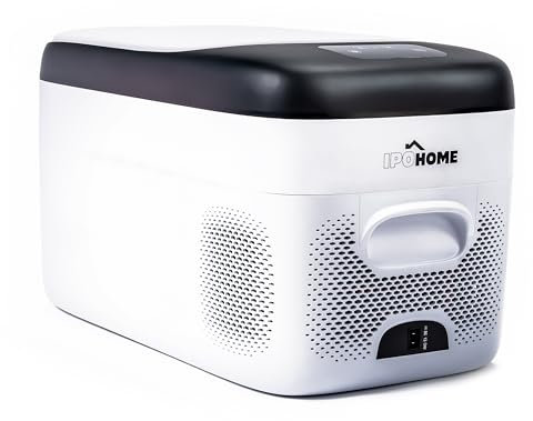 IPOTOOLS Compressore frigo EB25 – 21L frigorifero elettrico 12 V 230 V con raffreddamento regolabile fino a -20 °C e controllo Bluetooth, ideale per campeggio, auto, camion, barca, camper