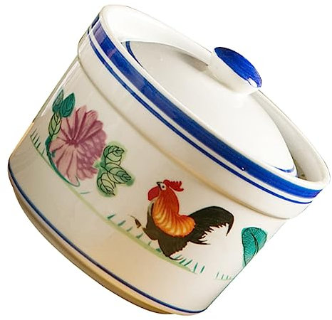 LIFKOME 1 Pc Sopera de de cerámica - Tazón de sopa de cerámica salsa de soja utensilios de cocina maceta de barro estofado cacerola